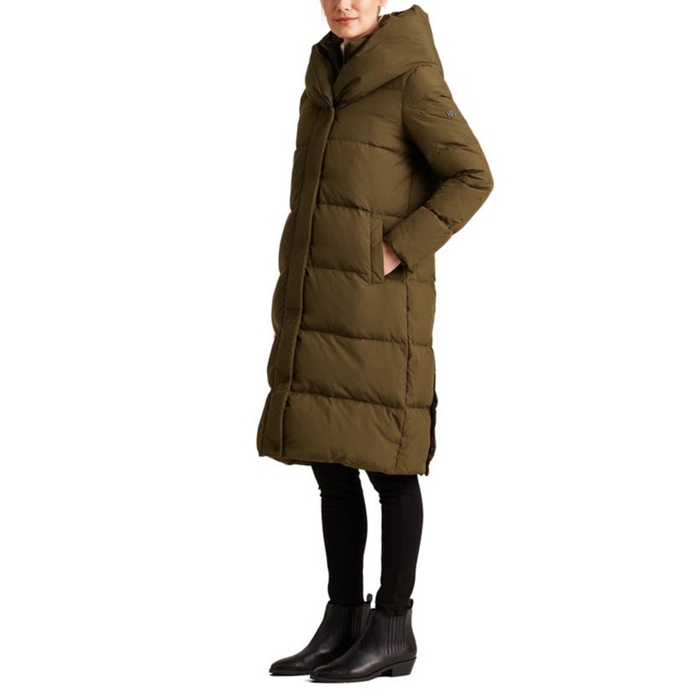 Pillow Collar Quilted Ralph Lauren Puffer 37”
